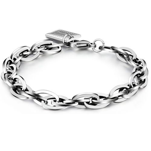 **COI Titanium Bracelet With Stainless Steel Clasp(Length: 7.09 inches/8.66 inches)-9763AA