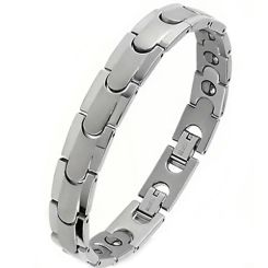 ***COI Titanium Bracelet With Steel Clasp(Length: 8.27 inches)-00033AA
