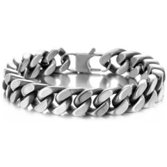 ***COI Titanium Bracelet With Steel Clasp(Length: 8.66 inches)-00096AA